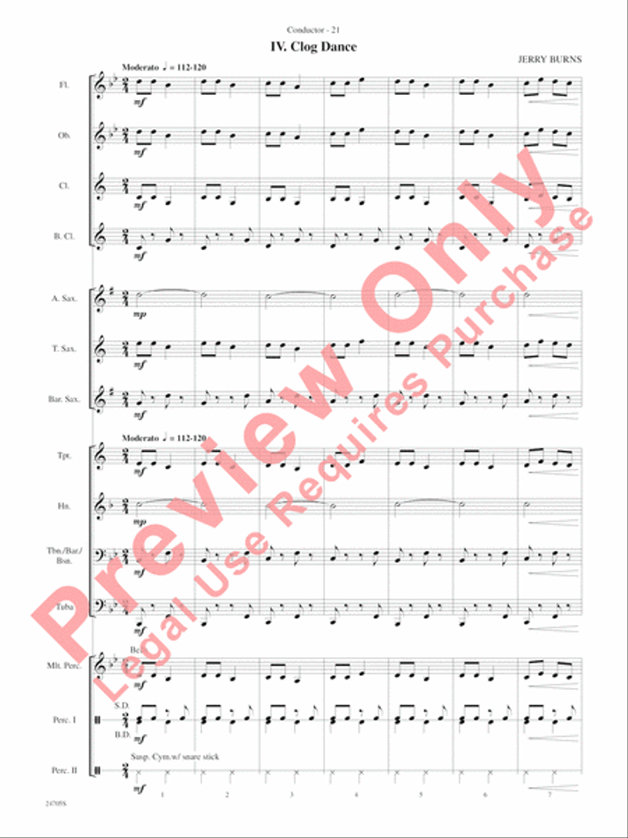 Belwin Beginning Band Kit #2 Concert Band scores gallery preview page 24