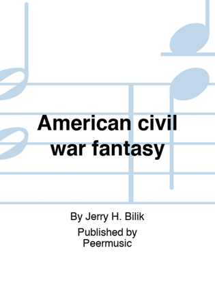 Book cover for American civil war fantasy