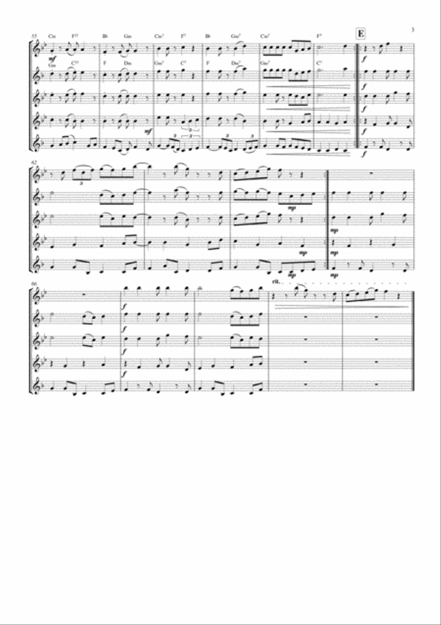 Always Look On The Bright Side Of Life Woodwind Quintet scores gallery preview page 4