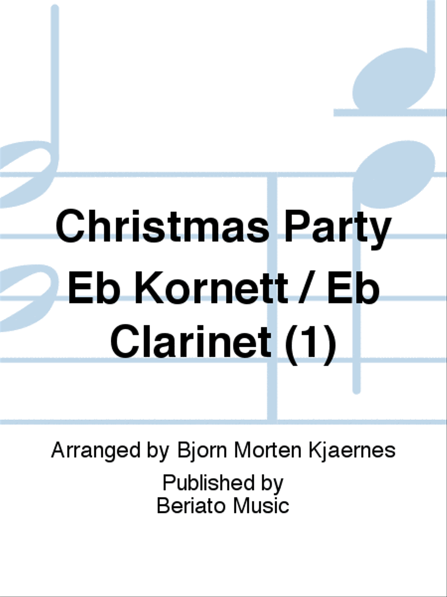 Christmas Party Eb Kornett / Eb Clarinet (1) Concert Band scores gallery preview page 1