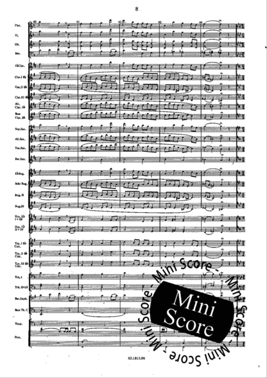 The Highlands Fanfare Band scores gallery preview page 14