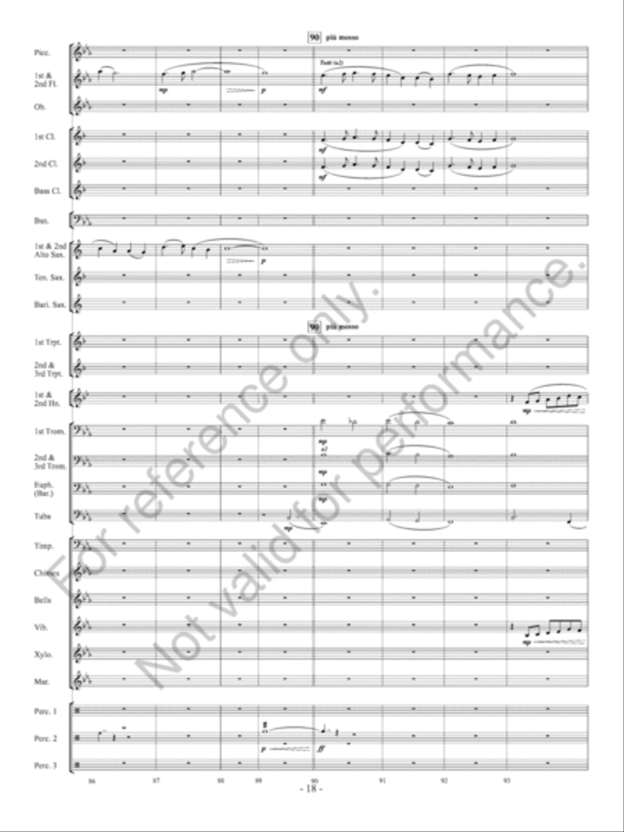 Sunscapes Concert Band scores gallery preview page 19