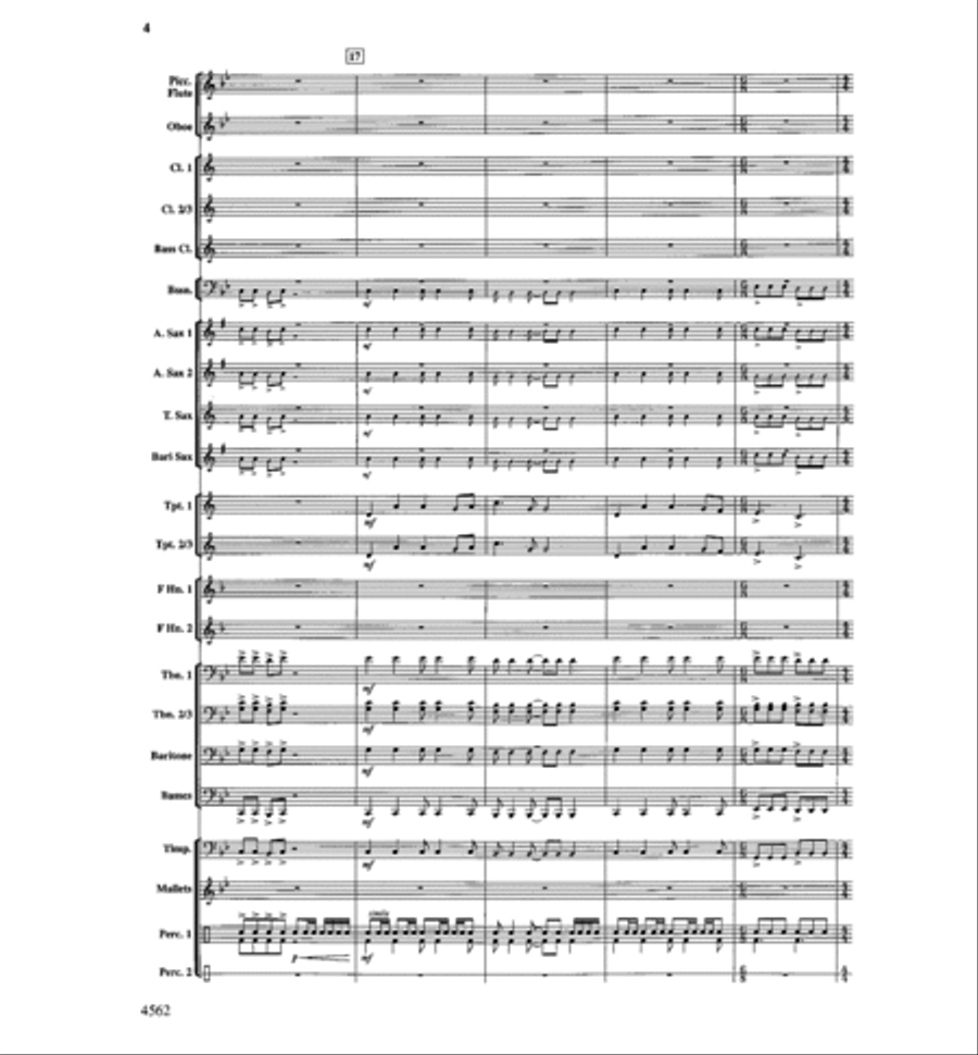 Antecedium Antecedium Concert Band scores gallery preview page 5