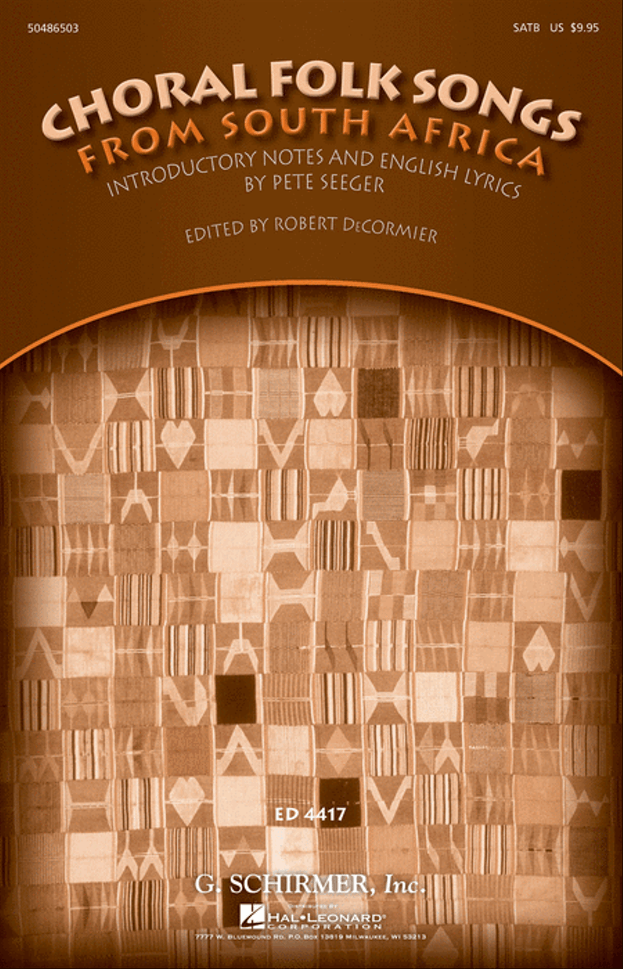 Choral Folk Songs from South Africa 4-Part scores gallery preview page 1