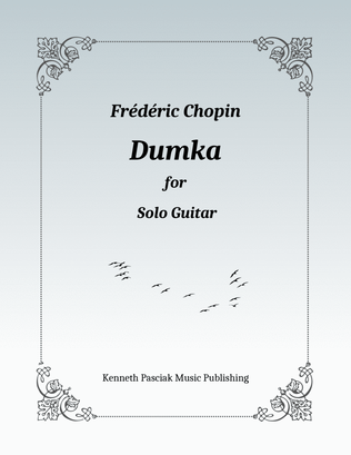 Book cover for Dumka (for Solo Guitar)