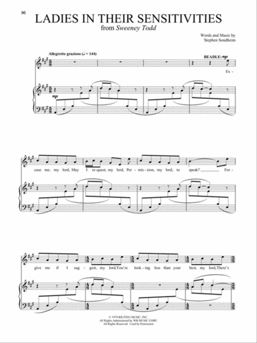 Character Songs from Musical Theatre - Men's Edition Low Voice scores gallery preview page 5