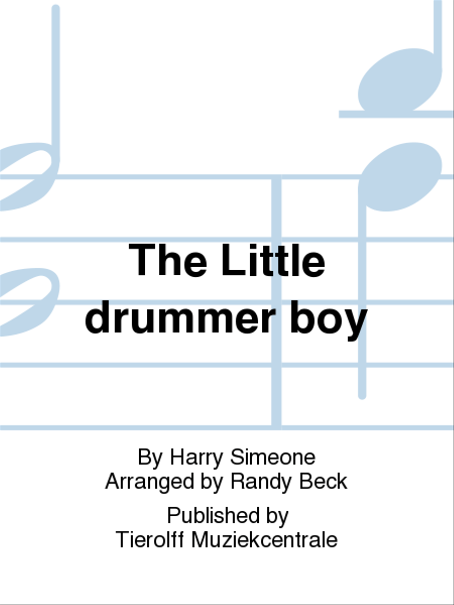 The Little Drummer Boy The Little Drummer Boy Concert Band scores gallery preview page 1