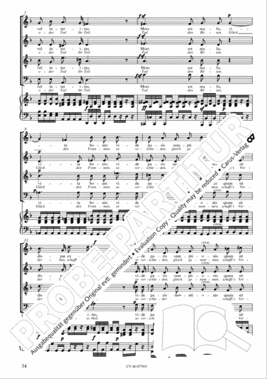 Lauda Sion Lauda Sion 4-Part scores gallery preview page 39