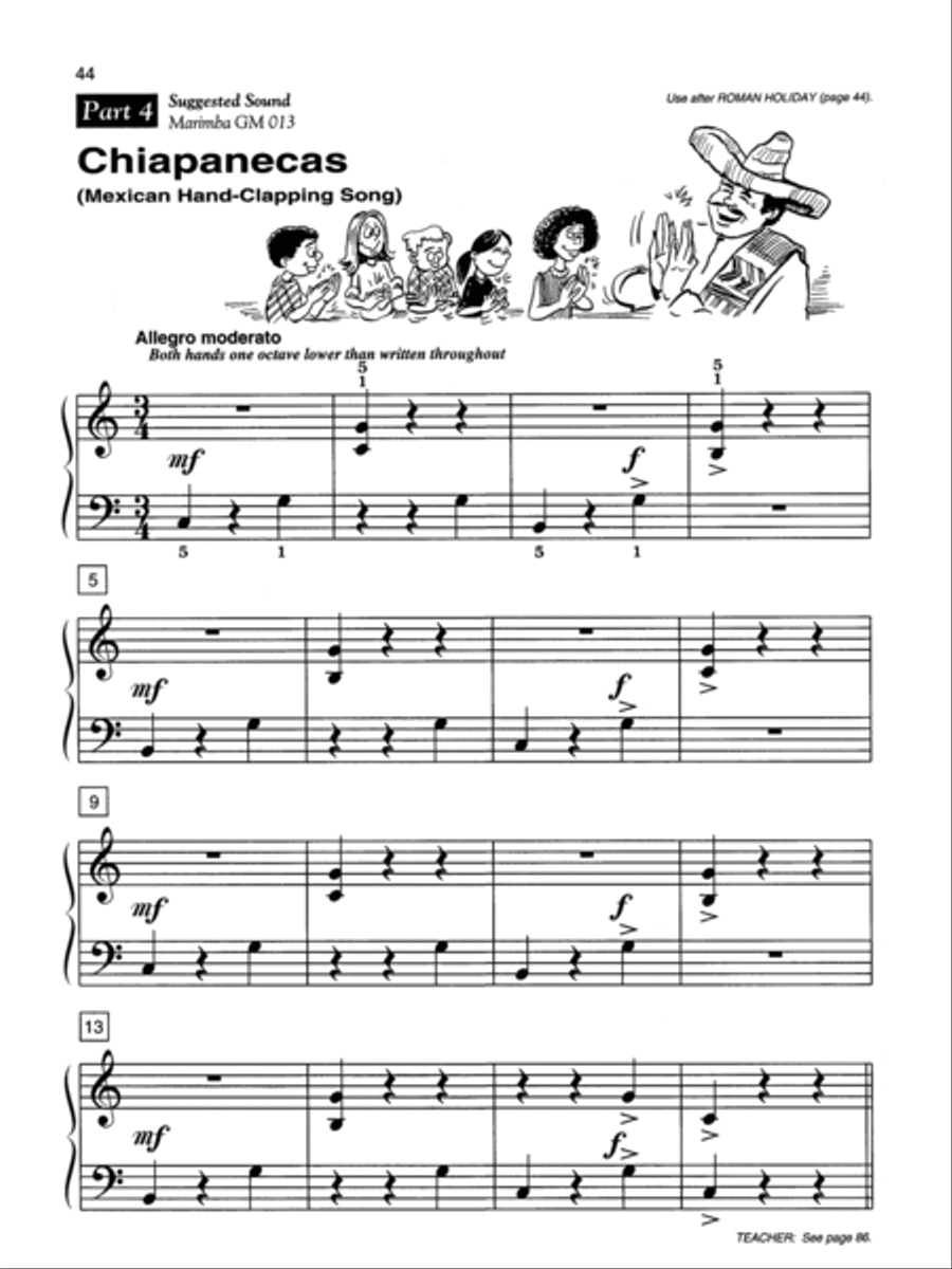 Alfred's Basic Piano Library: Ensemble Book Complete 2 & 3 Piano Method scores gallery preview page 6