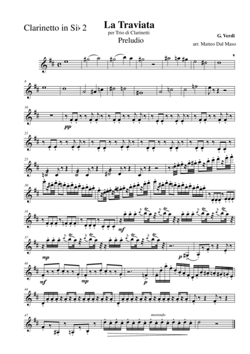 Prelude from LA TRAVIATA - Clarinet Trio image number null