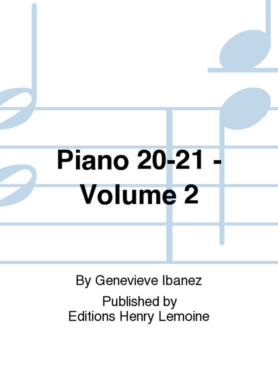 Piano 20-21 - Volume 2