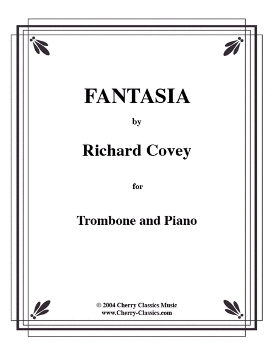 Fantasia for Trombone and Piano Piano Accompaniment scores gallery preview page 1