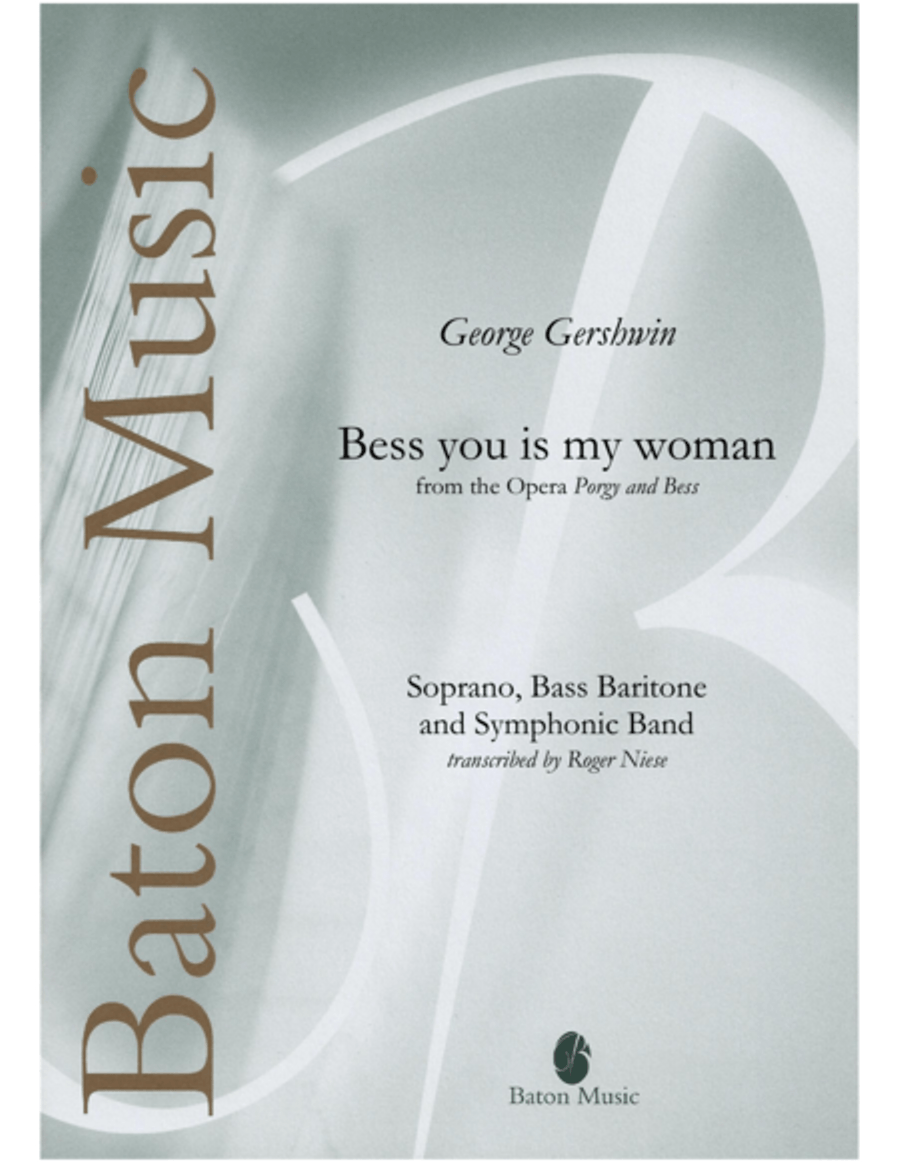 Bess you is my woman Concert Band scores gallery preview page 1