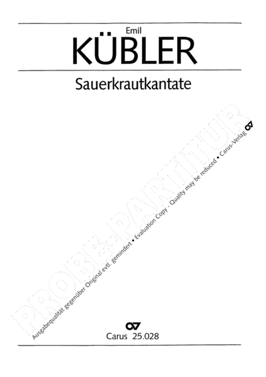 Sauerkrautkantate