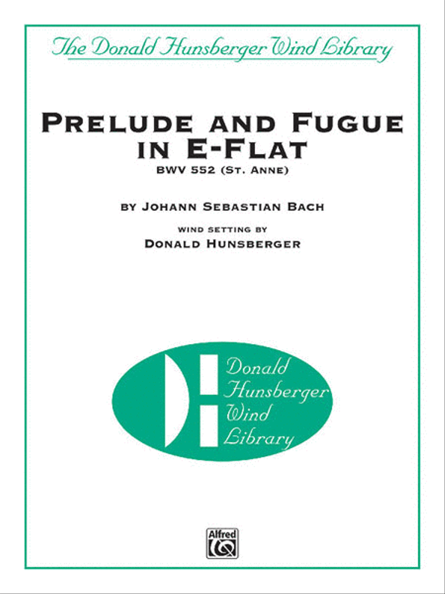 Book cover for Prelude and Fugue in E-flat BWV 552 (St. Anne)