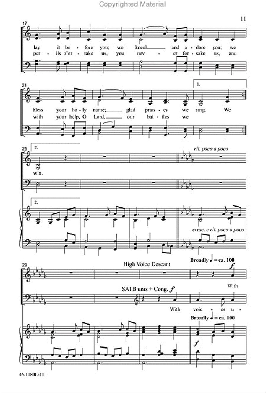 All Together Now All Together Now 4-Part scores gallery preview page 7
