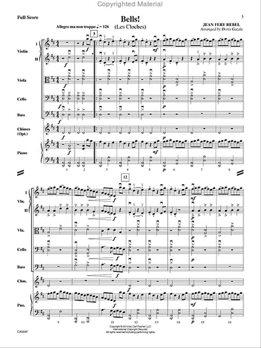 Bells! Bells! Orchestra scores gallery preview page 2