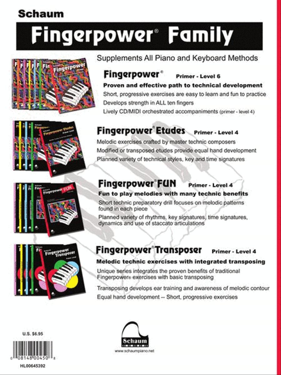 Fingerpower – Etudes Primer Piano Method scores gallery preview page 8