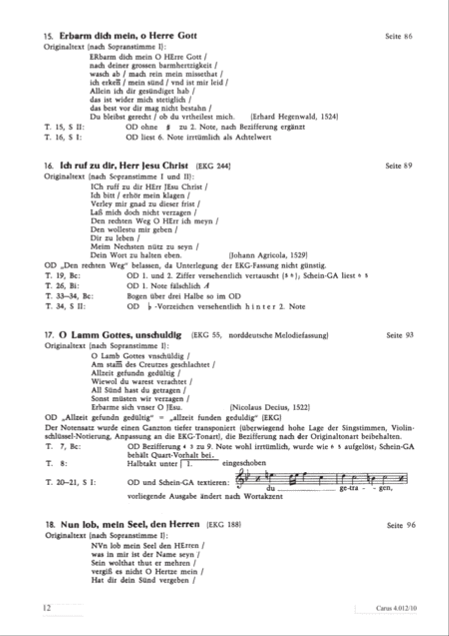 Opella Nova I. Teil 1618 Opella Nova I. Teil 1618 Collection / Songbook scores gallery preview page 13