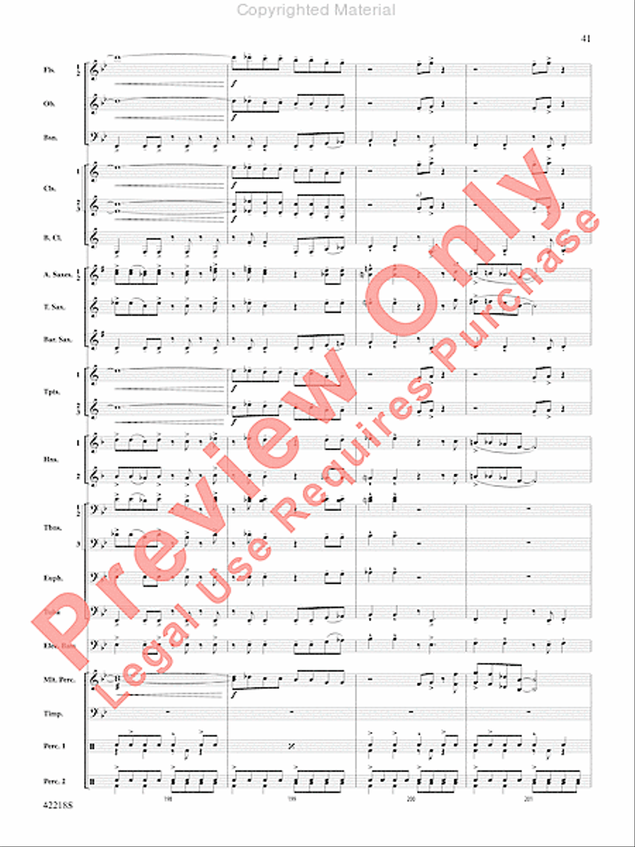 Tower of Power Greatest Hits Concert Band scores gallery preview page 40