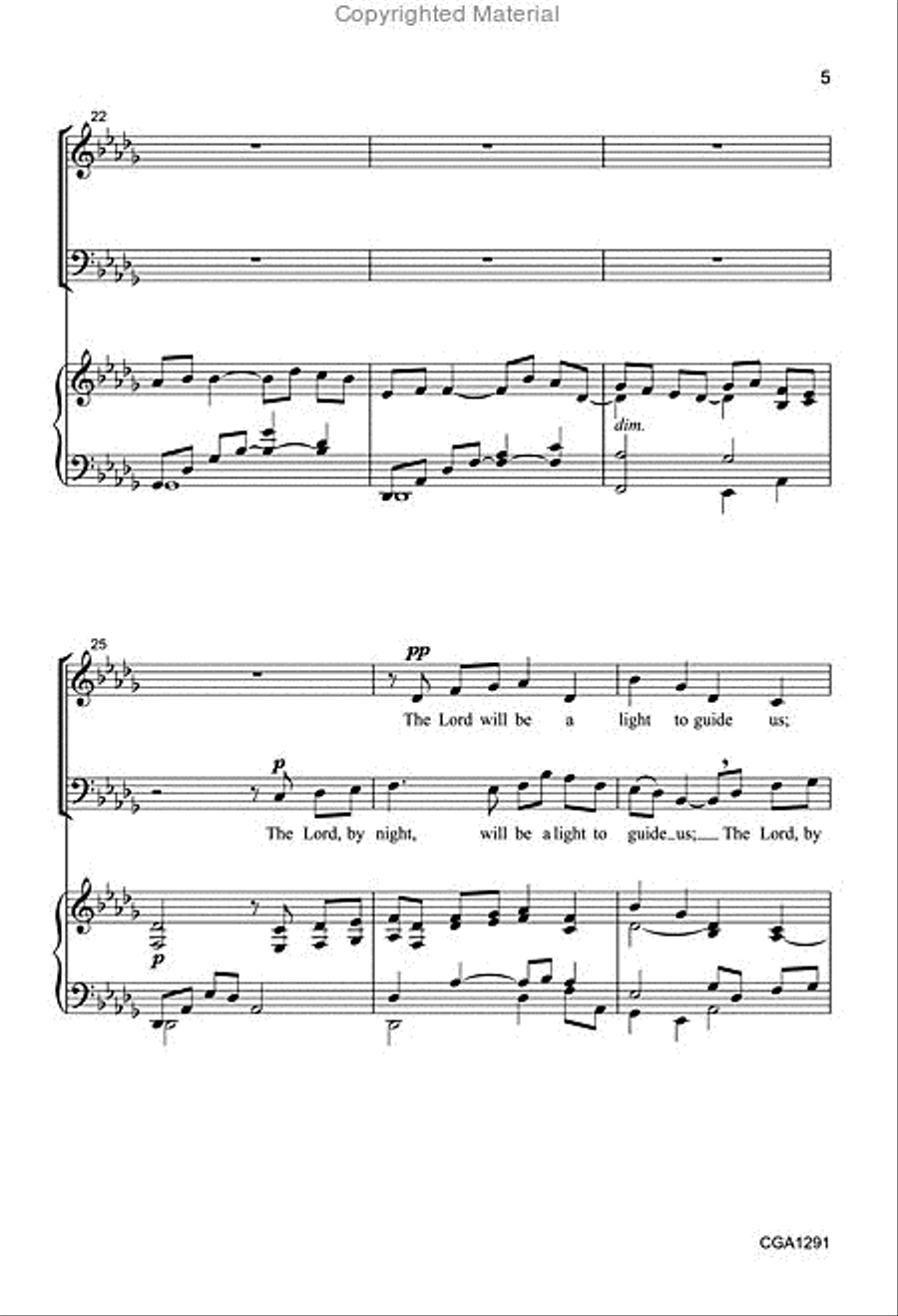 We See the Mountains Lifted High Before Us Unison Choir scores gallery preview page 5