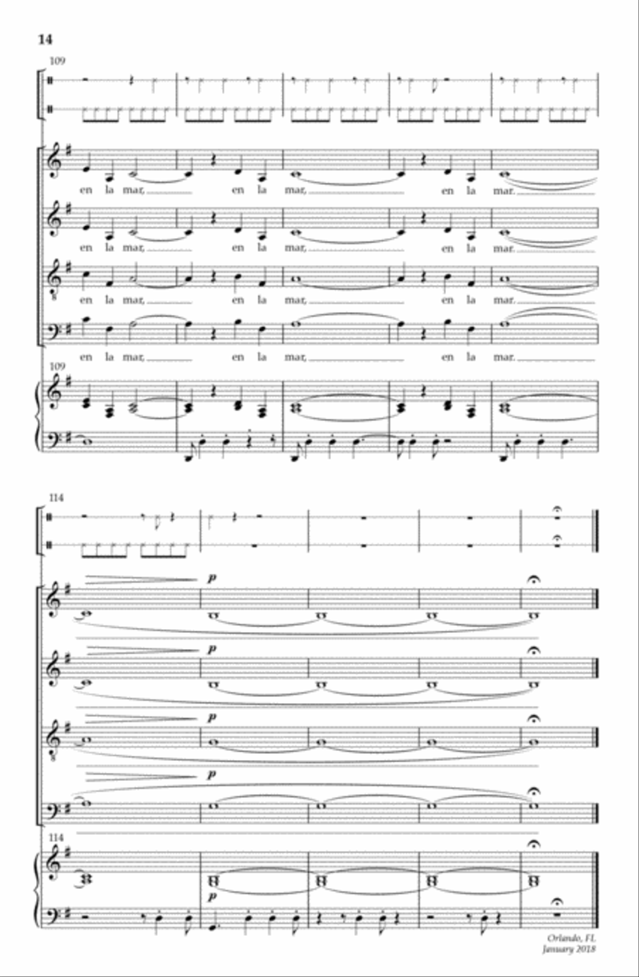 Caminante 4-Part scores gallery preview page 13