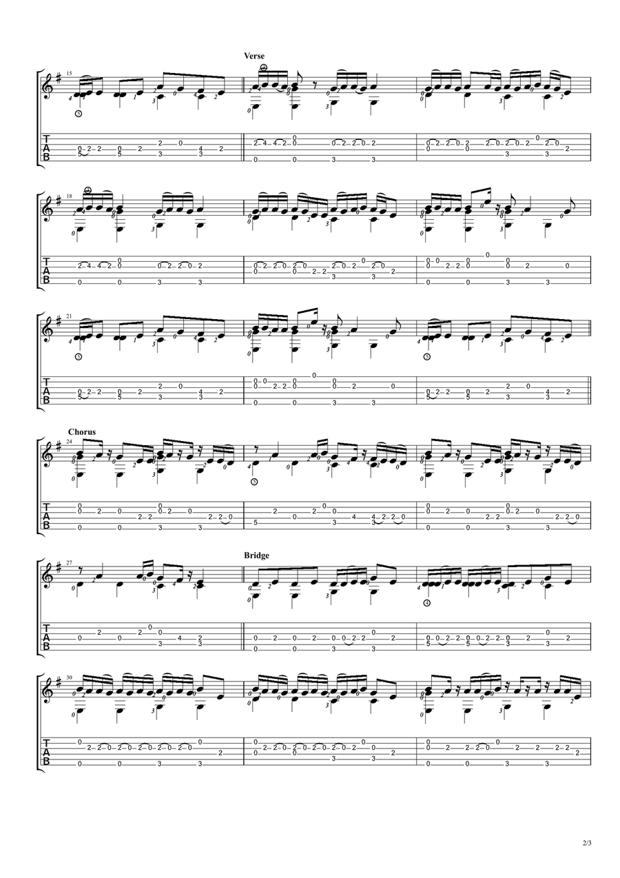 Old Town Road (remix) Acoustic Guitar scores gallery preview page 2