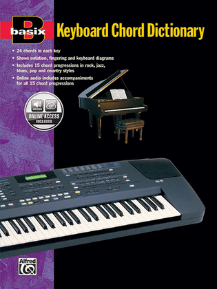 Book cover for Basix Keyboard Chord Dictionary