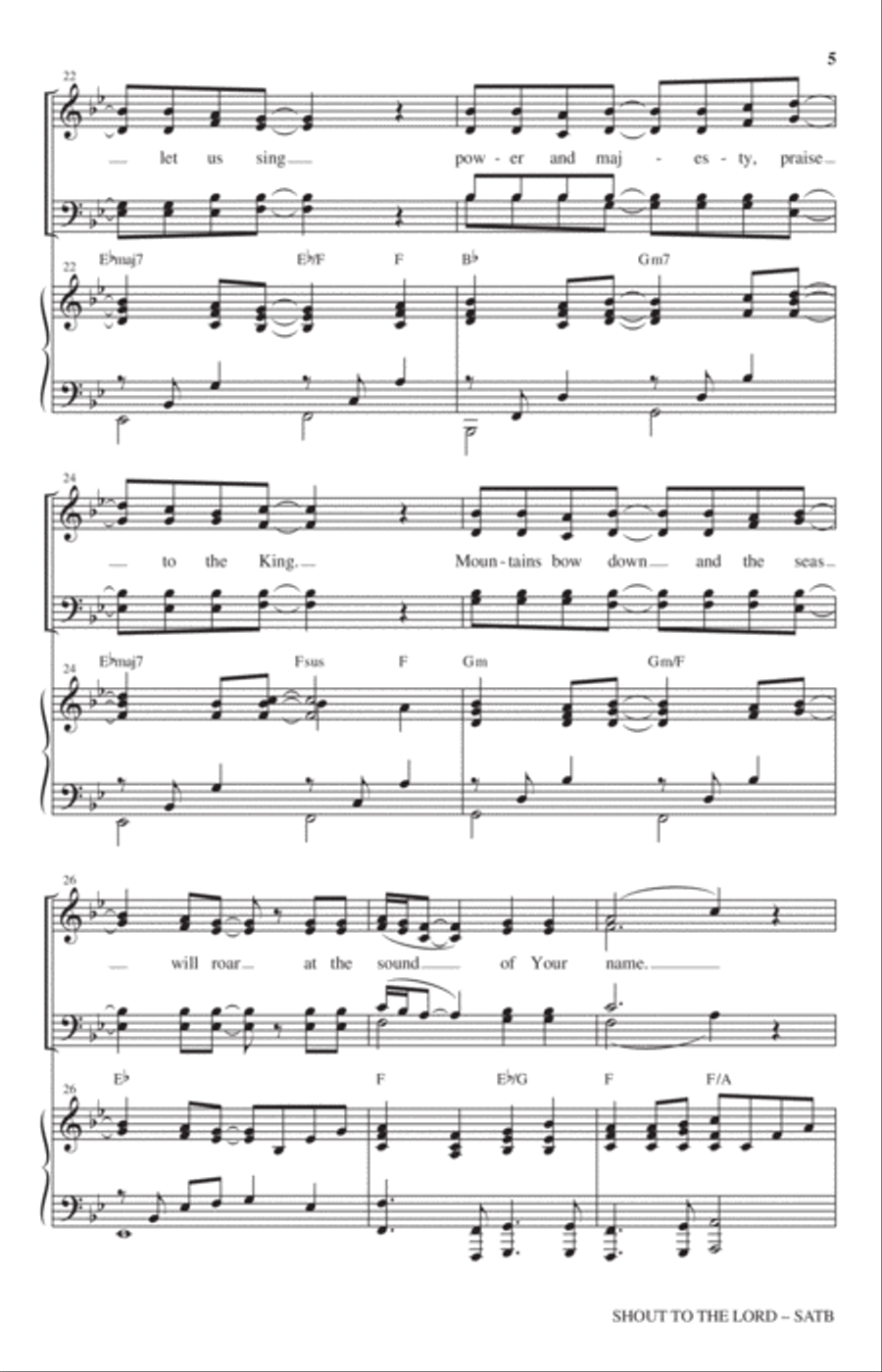 Shout To The Lord 4-Part scores gallery preview page 4