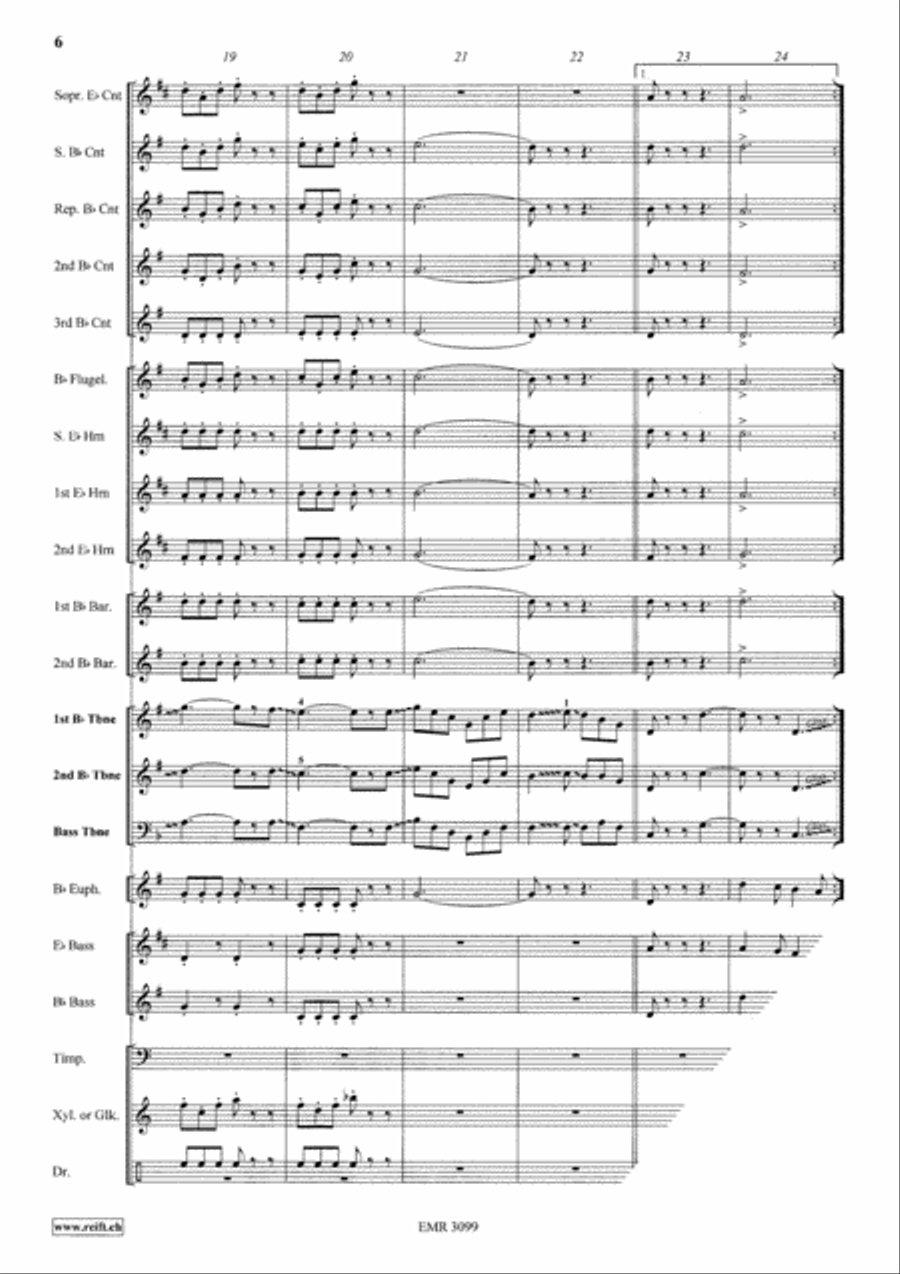 Trombones Go Mad Trombone Trio scores gallery preview page 7