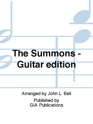 Book cover for The Summons - Guitar edition