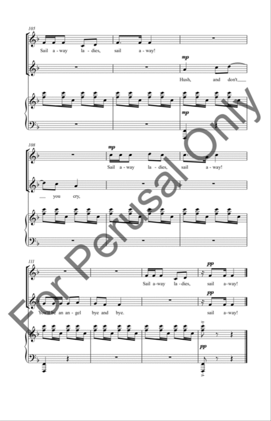 Sail Away Ladies 2-Part scores gallery preview page 11