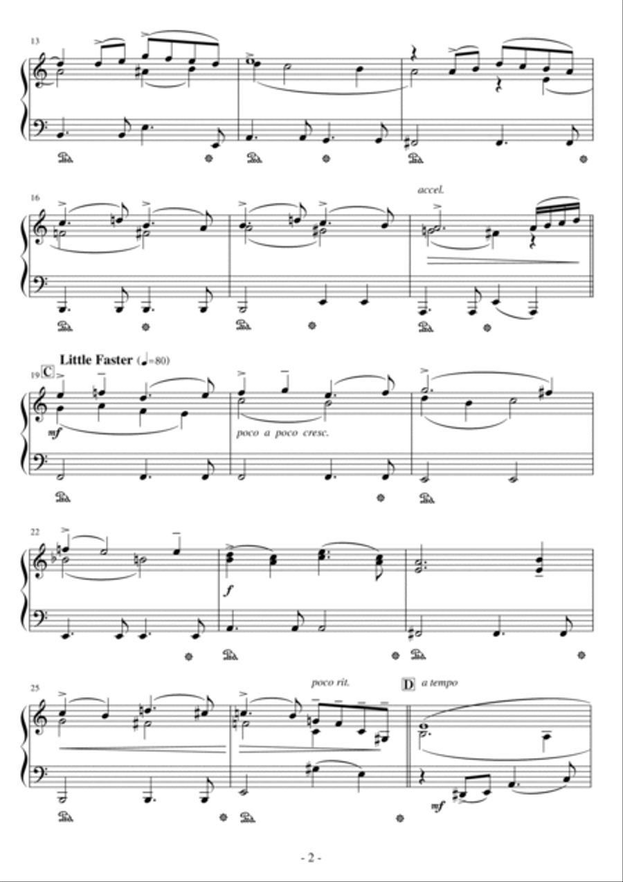 I Girasoli Easy Piano scores gallery preview page 2