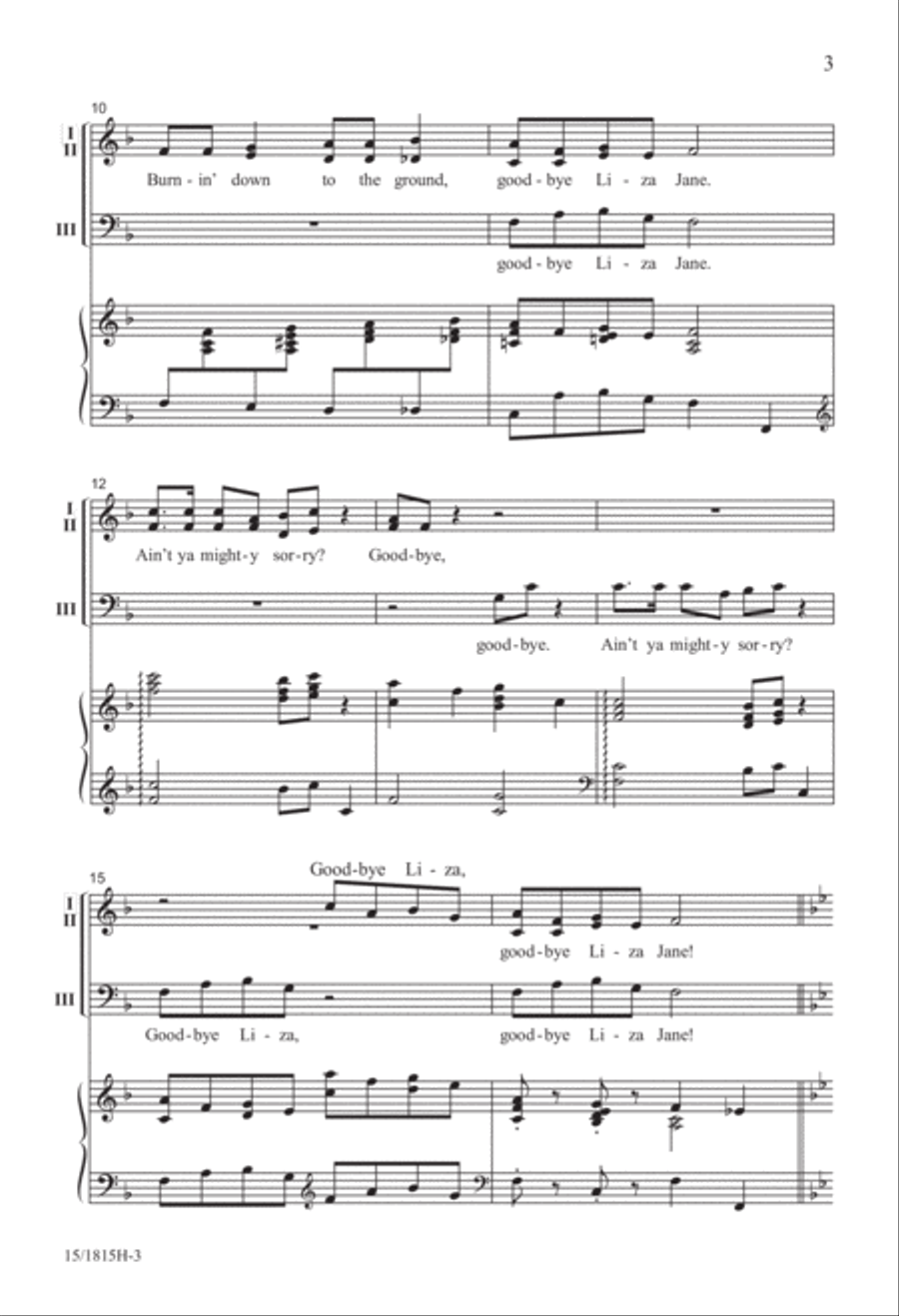 Charlottown Charlottown 3-Part scores gallery preview page 3