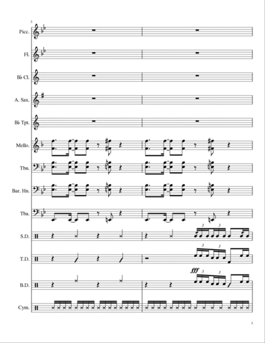 Savage Large Ensemble scores gallery preview page 3