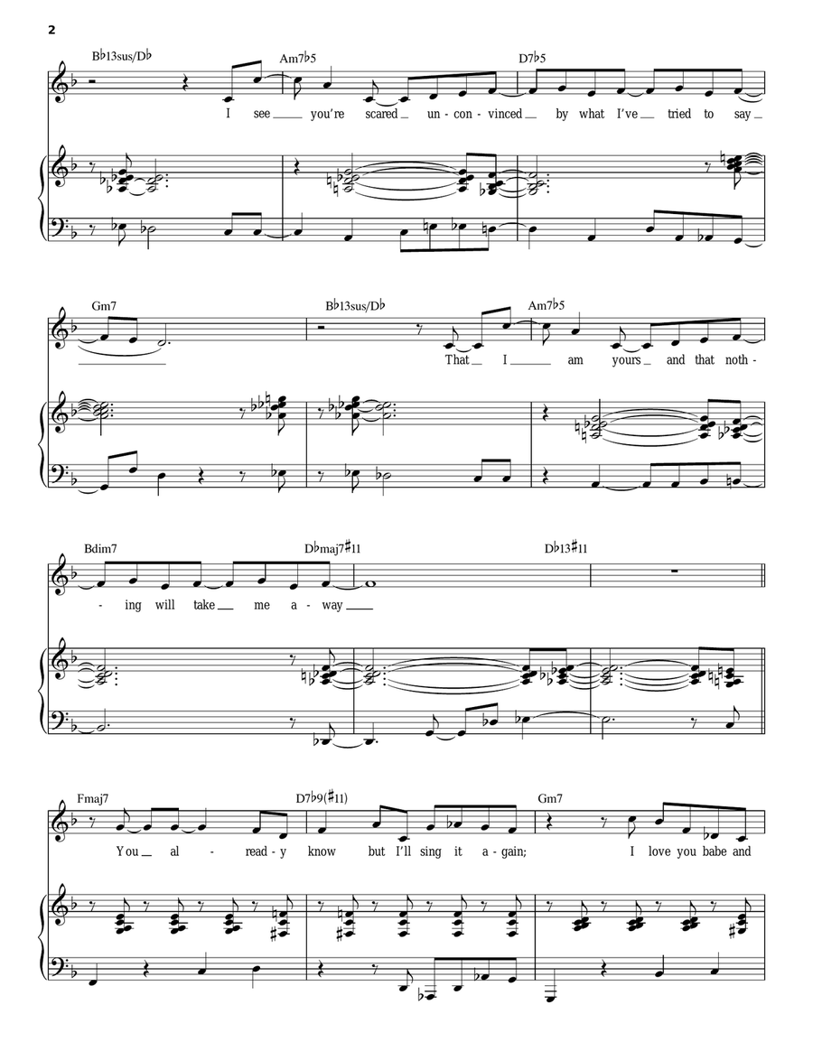 I Know You Know Piano, Vocal scores gallery preview page 2