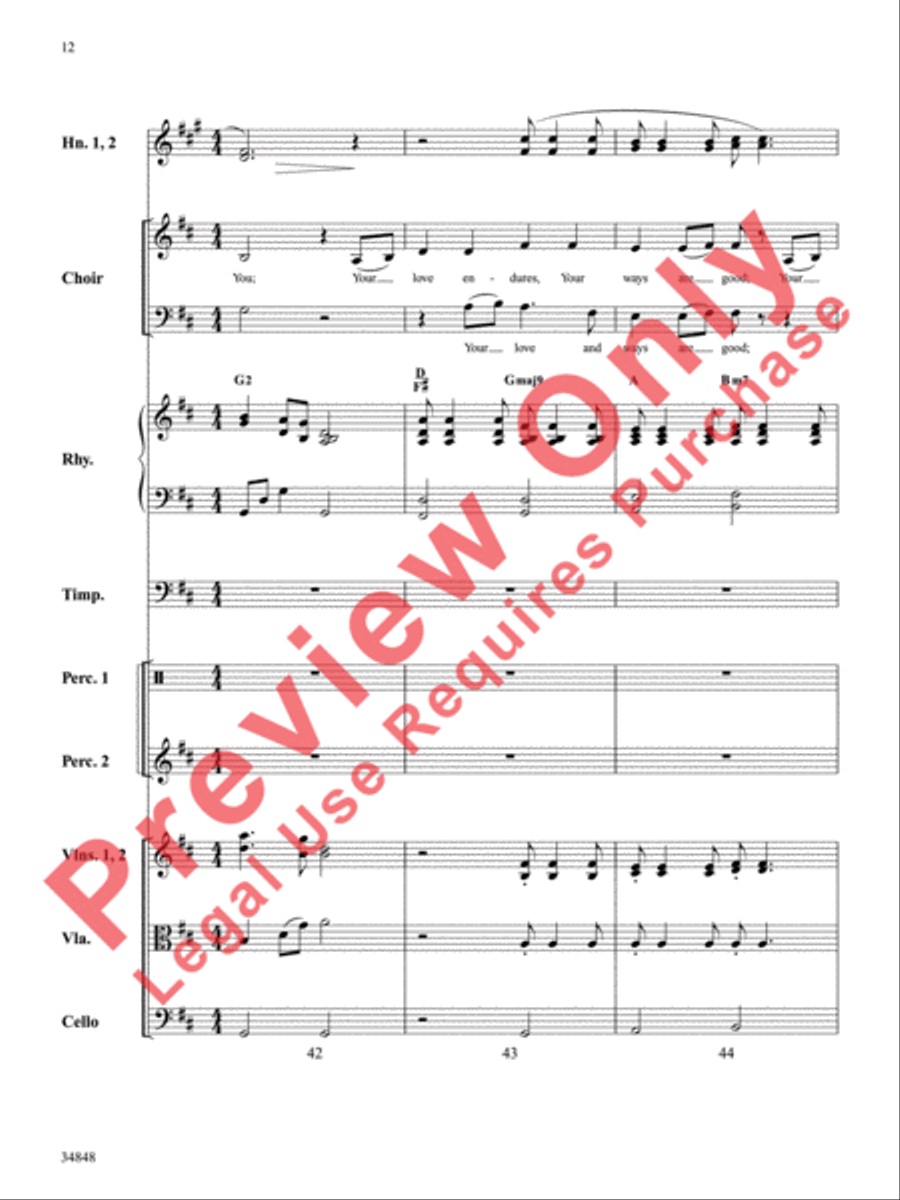 When Trials Come Choir scores gallery preview page 13