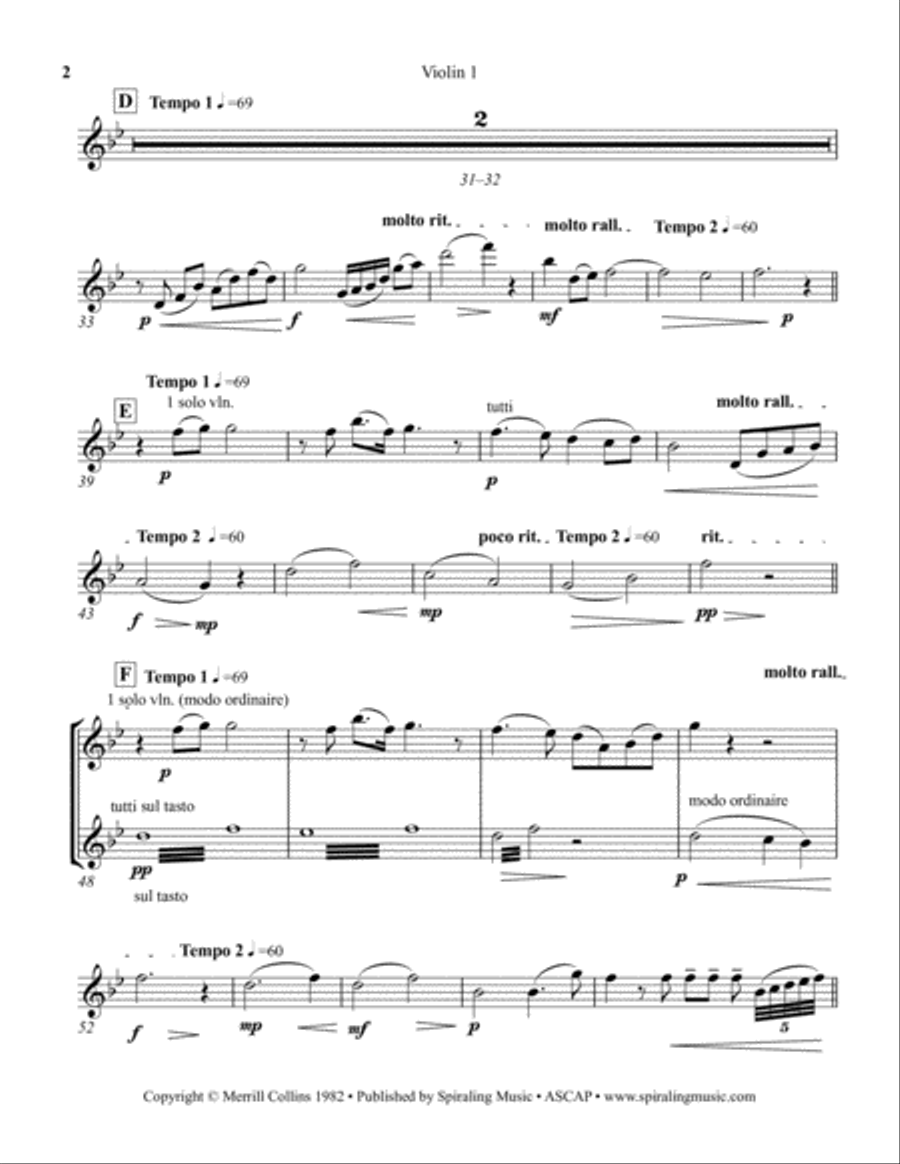 Soyez Gentille in Bb for Violin 1 Violin Solo scores gallery preview page 2