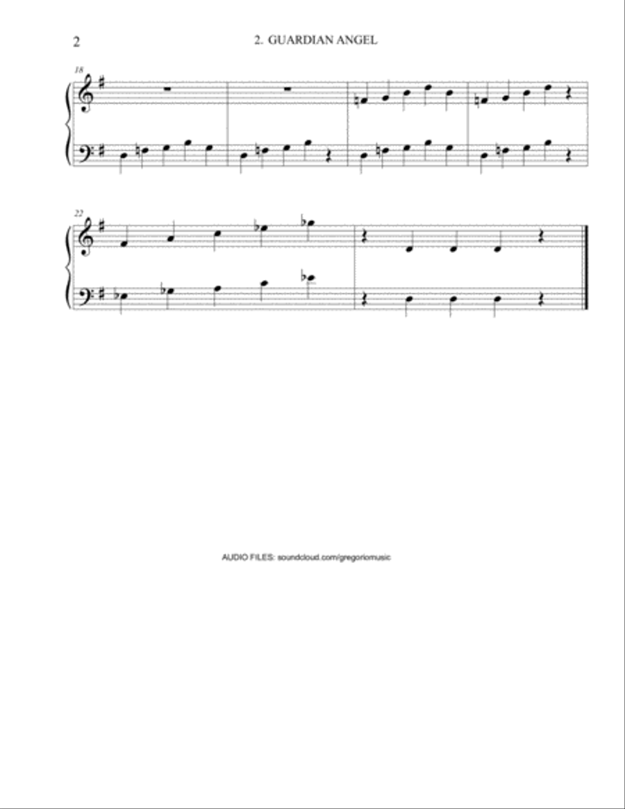 Book of Angels Piano Solo scores gallery preview page 4
