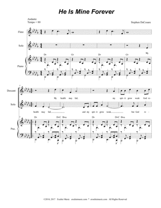 He Is Mine Forever (Solo and SATB)