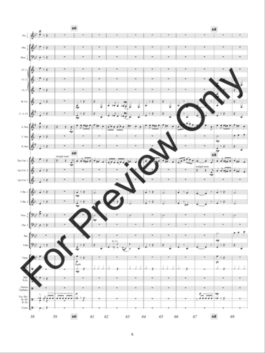 Twilight Dances (Score) Concert Band scores gallery preview page 9