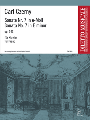 Book cover for Sonate Nr. 7 e-Moll op. 143