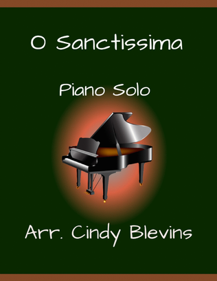 Book cover for O Sanctissima, for Piano Solo