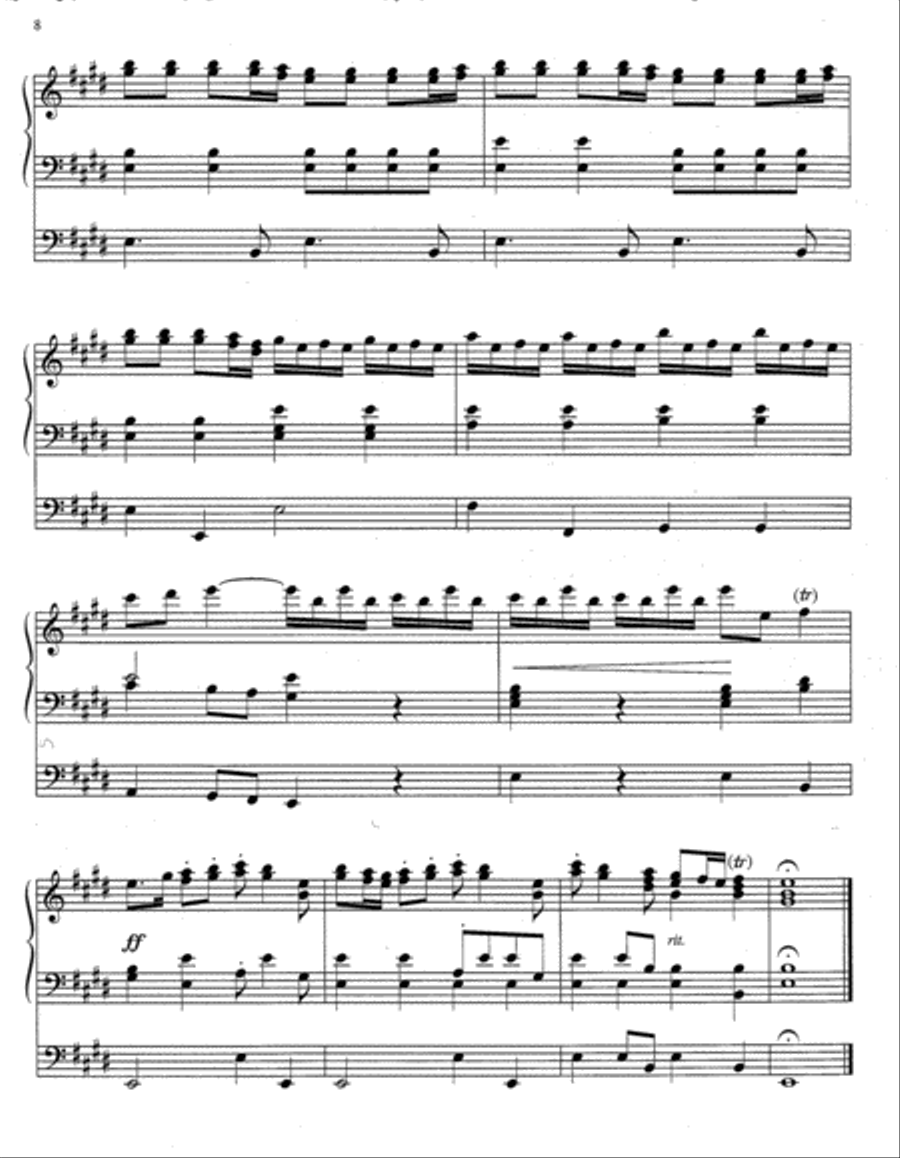 Music from The Four Seasons, Set 2 - Winter/Spring Organ scores gallery preview page 5