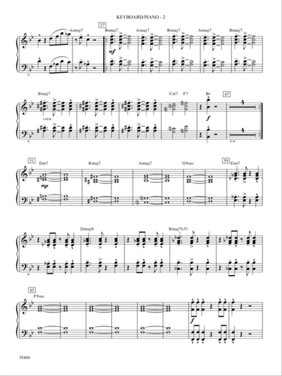 Maynard Madness: Piano Accompaniment Concert Band scores gallery preview page 2