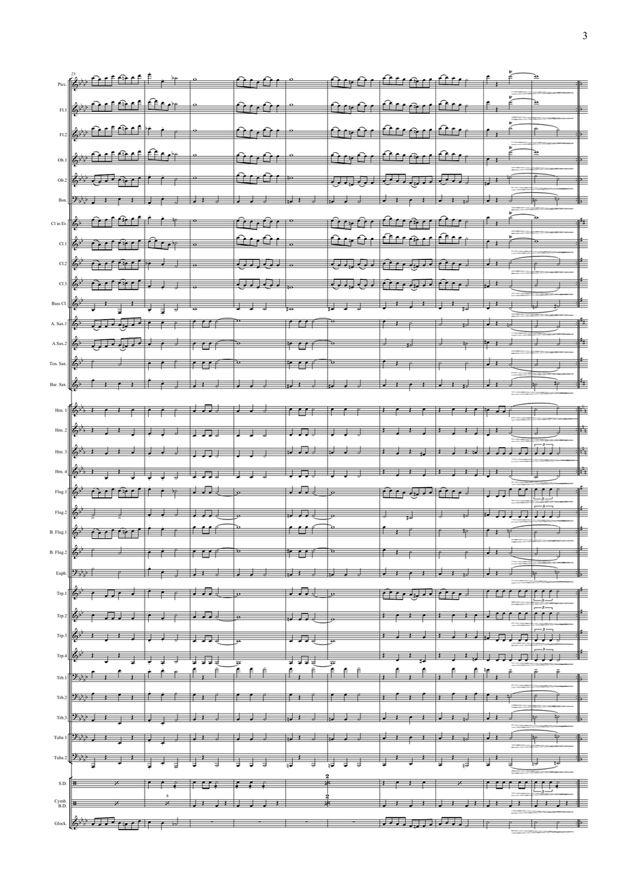 Magyar vitézek March Concert Band scores gallery preview page 5