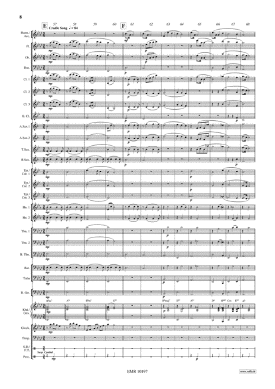 3 Sketches Concert Band scores gallery preview page 9