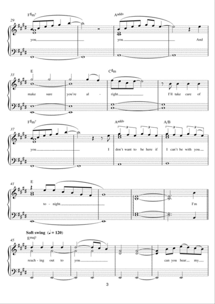 Lay Me Down Lay Me Down Easy Piano scores gallery preview page 3