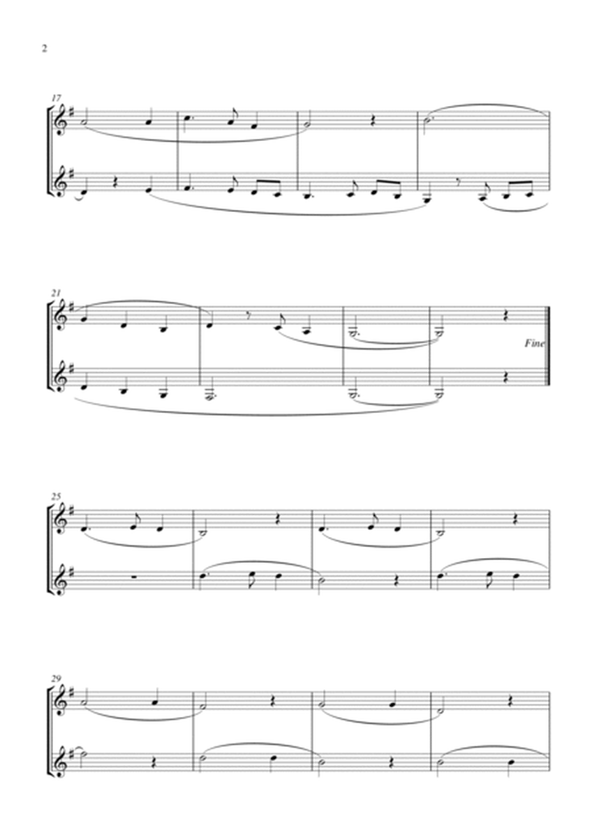 Silent Night (for euphonium duet (Bb treble, 3 or 4 valved), suitable for grades 1-5) image number null