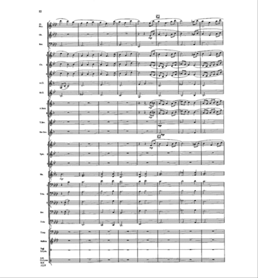 A Bayside Portrait Concert Band scores gallery preview page 11